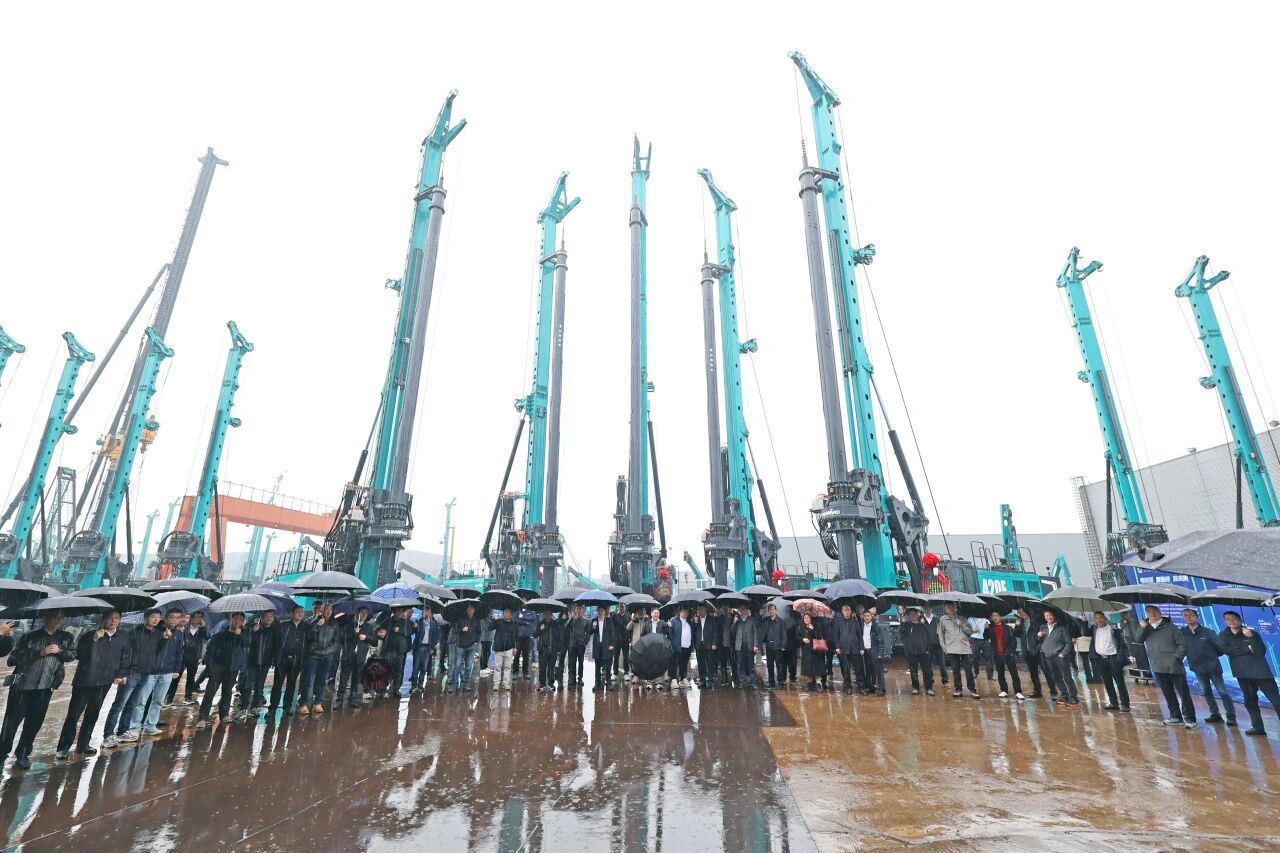 优游国际智能进行电动旋挖钻机新品颁布会，收成1.2亿元订单